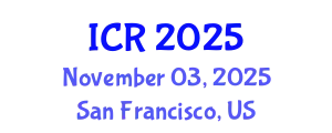 International Conference on Rheology (ICR) November 03, 2025 - San Francisco, United States