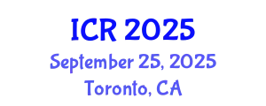 International Conference on Rheology (ICR) September 25, 2025 - Toronto, Canada