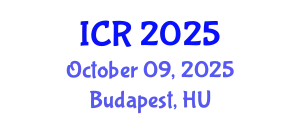 International Conference on Rheology (ICR) October 09, 2025 - Budapest, Hungary