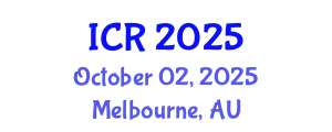 International Conference on Rheology (ICR) October 02, 2025 - Melbourne, Australia