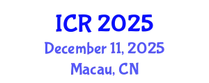 International Conference on Rheology (ICR) December 11, 2025 - Macau, China