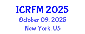 International Conference on Rheology and Fluid Mechanics (ICRFM) October 09, 2025 - New York, United States