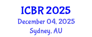 International Conference on Building Resilience (ICBR) December 04, 2025 - Sydney, Australia