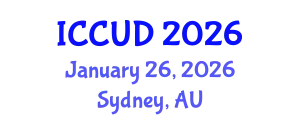 International Conference on Cities and Urban Development (ICCUD) January 26, 2026 - Sydney, Australia