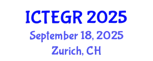 International Conference on Theoretical and Experimental General Relativity (ICTEGR) September 18, 2025 - Zurich, Switzerland