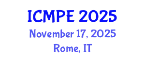 International Conference on Marine Pollution and Ecotoxicology (ICMPE) November 17, 2025 - Rome, Italy