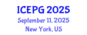 International Conference on Environmental Politics and Governance (ICEPG) September 11, 2025 - New York, United States