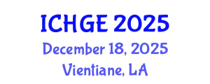 International Conference on Human Geography and Environment (ICHGE) December 18, 2025 - Vientiane, Laos