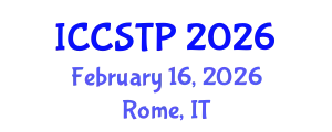 International Conference on Control Systems Theory and Practice (ICCSTP) February 16, 2026 - Rome, Italy