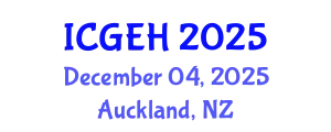 International Conference on Geoarchaeology and Environmental History (ICGEH) December 04, 2025 - Auckland, New Zealand
