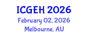 International Conference on Geoarchaeology and Environmental History (ICGEH) February 02, 2026 - Melbourne, Australia