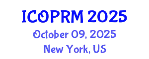 International Conference on Organizational Psychology and Research Methods (ICOPRM) October 09, 2025 - New York, United States