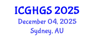 International Conference on Gender History and Gender Studies (ICGHGS) December 04, 2025 - Sydney, Australia