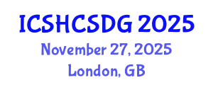 International Conference on Sustainable Healthy Cities and Sustainable Development Goals (ICSHCSDG) November 27, 2025 - London, United Kingdom