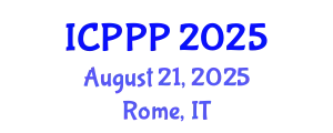 International Conference on Phytopathology and Plant Pathology (ICPPP) August 21, 2025 - Rome, Italy