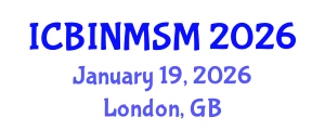 International Conference on Building Information Models and Space Management (ICBINMSM) January 19, 2026 - London, United Kingdom