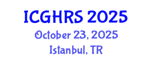 International Conference on Genocide and Human Rights Studies (ICGHRS) October 23, 2025 - Istanbul, Turkey