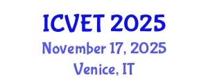 International Conference on Vocational Education and Training (ICVET) November 17, 2025 - Venice, Italy