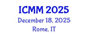 International Conference on Maintenance Management (ICMM) December 18, 2025 - Rome, Italy
