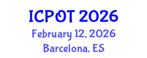 International Conference on Physical and Occupational Therapy (ICPOT) February 12, 2026 - Barcelona, Spain