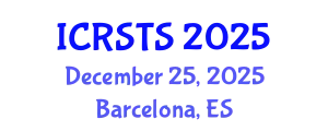 International Conference on Road Safety and Traffic Solutions (ICRSTS) December 25, 2025 - Barcelona, Spain