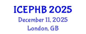 International Conference on Evolutionary Psychology and Human Behavior (ICEPHB) December 11, 2025 - London, United Kingdom