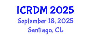 International Conference on Radiation Detection and Measurement (ICRDM) September 18, 2025 - Santiago, Chile