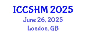 International Conference on Civil Structural Health Monitoring (ICCSHM) June 26, 2025 - London, United Kingdom