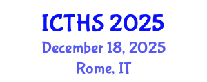 International Conference on Tourism and Hospitality Studies (ICTHS) December 18, 2025 - Rome, Italy