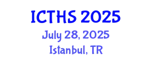 International Conference on Tourism and Hospitality Studies (ICTHS) July 28, 2025 - Istanbul, Turkey