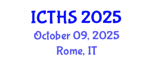 International Conference on Tourism and Hospitality Studies (ICTHS) October 09, 2025 - Rome, Italy