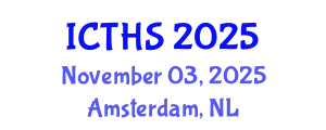 International Conference on Tourism and Hospitality Studies (ICTHS) November 03, 2025 - Amsterdam, Netherlands