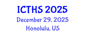 International Conference on Tourism and Hospitality Studies (ICTHS) December 29, 2025 - Honolulu, United States