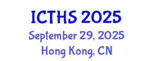 International Conference on Tourism and Hospitality Studies (ICTHS) September 29, 2025 - Hong Kong, China