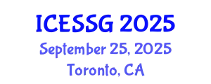 International Conference on Engineering Surveying and Space Geodesy (ICESSG) September 25, 2025 - Toronto, Canada