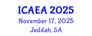 International Conference on Agricultural Entomology and Applications (ICAEA) November 17, 2025 - Jeddah, Saudi Arabia