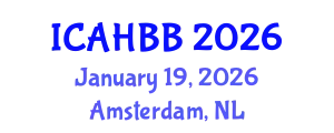 International Conference on Apiculture and Honey Bee Biology (ICAHBB) January 19, 2026 - Amsterdam, Netherlands