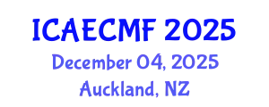 International Conference on Adult Education, Challenges and Motivating Factors (ICAECMF) December 04, 2025 - Auckland, New Zealand