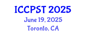 International Conference on Chemical Process Safety and Toxicology (ICCPST) June 19, 2025 - Toronto, Canada