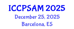 International Conference on Chemical Process Safety Assessment and Management (ICCPSAM) December 25, 2025 - Barcelona, Spain