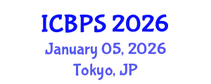 International Conference on Botany and Plant Science (ICBPS) January 05, 2026 - Tokyo, Japan