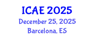 International Conference on Applied Entomology (ICAE) December 25, 2025 - Barcelona, Spain