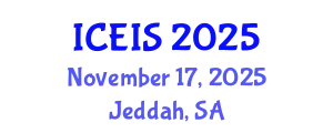 International Conference on Entomology and Insect Science (ICEIS) November 17, 2025 - Jeddah, Saudi Arabia
