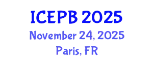 International Conference on Ecological Psychology and Behavior (ICEPB) November 24, 2025 - Paris, France