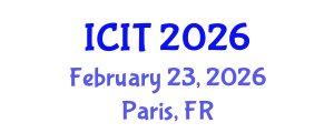 International Conference on International Trade (ICIT) February 23, 2026 - Paris, France