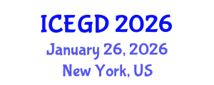 International Conference on Economic Growth and Development (ICEGD) January 26, 2026 - New York, United States
