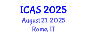 International Conference on Agricultural Statistics (ICAS) August 21, 2025 - Rome, Italy