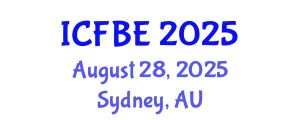 International Conference on Family Business and Entrepreneurship (ICFBE) August 28, 2025 - Sydney, Australia