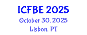 International Conference on Family Business and Entrepreneurship (ICFBE) October 30, 2025 - Lisbon, Portugal