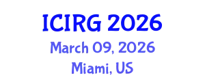 International Conference on International Relations and Globalization (ICIRG) March 09, 2026 - Miami, United States